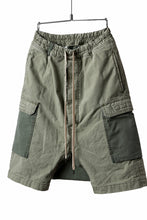 Load image into Gallery viewer, ISAMU KATAYAMA BACKLASH SARROUEL SHORTS / STONE WASHED USA-COTTON (KHAKI)