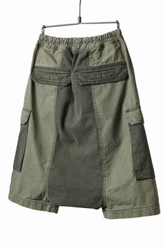 Load image into Gallery viewer, ISAMU KATAYAMA BACKLASH SARROUEL SHORTS / STONE WASHED USA-COTTON (KHAKI)
