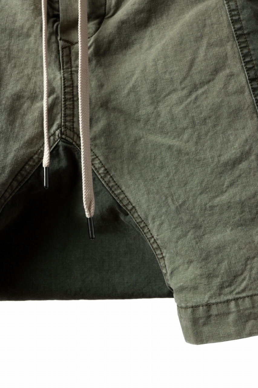 Load image into Gallery viewer, ISAMU KATAYAMA BACKLASH SARROUEL SHORTS / STONE WASHED USA-COTTON (KHAKI)