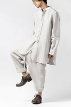 Load image into Gallery viewer, ISAMU KATAYAMA BACKLASH KNOT WAIST WIDE PANTS / COTTON LINEN (WHITE)