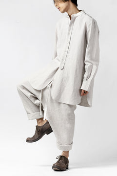 Load image into Gallery viewer, ISAMU KATAYAMA BACKLASH KNOT WAIST WIDE PANTS / COTTON LINEN (WHITE)