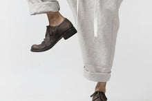Load image into Gallery viewer, ISAMU KATAYAMA BACKLASH KNOT WAIST WIDE PANTS / COTTON LINEN (WHITE)