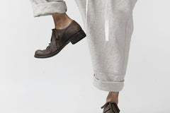 Load image into Gallery viewer, ISAMU KATAYAMA BACKLASH KNOT WAIST WIDE PANTS / COTTON LINEN (WHITE)