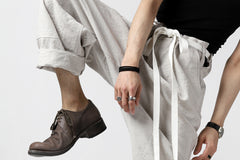 Load image into Gallery viewer, ISAMU KATAYAMA BACKLASH KNOT WAIST WIDE PANTS / COTTON LINEN (WHITE)