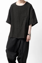 画像をギャラリービューアに読み込む, ISAMU KATAYAMA BACKLASH PULLOVER POCKET SHIRT / SOFT LINEN (BLACK)