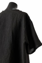 画像をギャラリービューアに読み込む, ISAMU KATAYAMA BACKLASH PULLOVER POCKET SHIRT / SOFT LINEN (BLACK)