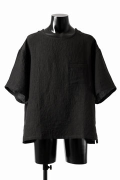 画像をギャラリービューアに読み込む, ISAMU KATAYAMA BACKLASH PULLOVER POCKET SHIRT / SOFT LINEN (BLACK)