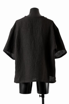 画像をギャラリービューアに読み込む, ISAMU KATAYAMA BACKLASH PULLOVER POCKET SHIRT / SOFT LINEN (BLACK)