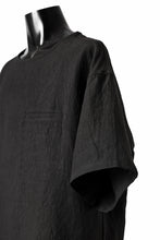 画像をギャラリービューアに読み込む, ISAMU KATAYAMA BACKLASH PULLOVER POCKET SHIRT / SOFT LINEN (BLACK)