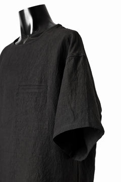 画像をギャラリービューアに読み込む, ISAMU KATAYAMA BACKLASH PULLOVER POCKET SHIRT / SOFT LINEN (BLACK)