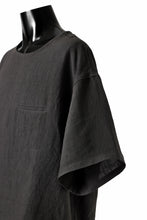 画像をギャラリービューアに読み込む, ISAMU KATAYAMA BACKLASH PULLOVER POCKET SHIRT / SOFT LINEN (CHARCOAL BLACK)