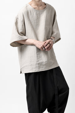画像をギャラリービューアに読み込む, ISAMU KATAYAMA BACKLASH PULLOVER POCKET SHIRT / SOFT LINEN (NATURAL)