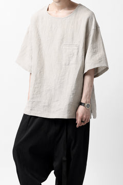 画像をギャラリービューアに読み込む, ISAMU KATAYAMA BACKLASH PULLOVER POCKET SHIRT / SOFT LINEN (NATURAL)
