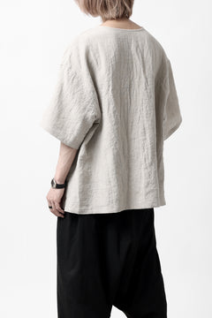 画像をギャラリービューアに読み込む, ISAMU KATAYAMA BACKLASH PULLOVER POCKET SHIRT / SOFT LINEN (NATURAL)
