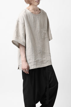 画像をギャラリービューアに読み込む, ISAMU KATAYAMA BACKLASH PULLOVER POCKET SHIRT / SOFT LINEN (NATURAL)