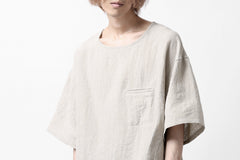 画像をギャラリービューアに読み込む, ISAMU KATAYAMA BACKLASH PULLOVER POCKET SHIRT / SOFT LINEN (NATURAL)