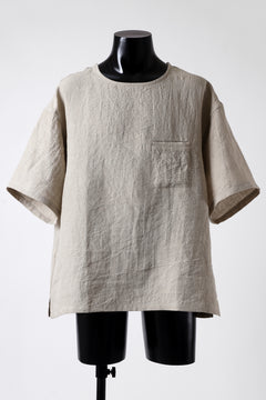 画像をギャラリービューアに読み込む, ISAMU KATAYAMA BACKLASH PULLOVER POCKET SHIRT / SOFT LINEN (NATURAL)