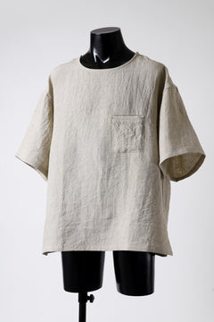 画像をギャラリービューアに読み込む, ISAMU KATAYAMA BACKLASH PULLOVER POCKET SHIRT / SOFT LINEN (NATURAL)