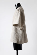 画像をギャラリービューアに読み込む, ISAMU KATAYAMA BACKLASH PULLOVER POCKET SHIRT / SOFT LINEN (NATURAL)