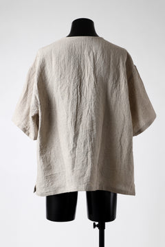画像をギャラリービューアに読み込む, ISAMU KATAYAMA BACKLASH PULLOVER POCKET SHIRT / SOFT LINEN (NATURAL)