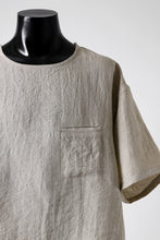 画像をギャラリービューアに読み込む, ISAMU KATAYAMA BACKLASH PULLOVER POCKET SHIRT / SOFT LINEN (NATURAL)