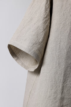 画像をギャラリービューアに読み込む, ISAMU KATAYAMA BACKLASH PULLOVER POCKET SHIRT / SOFT LINEN (NATURAL)
