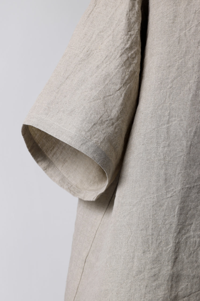 画像をギャラリービューアに読み込む, ISAMU KATAYAMA BACKLASH PULLOVER POCKET SHIRT / SOFT LINEN (NATURAL)