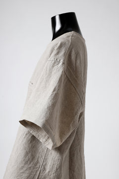 画像をギャラリービューアに読み込む, ISAMU KATAYAMA BACKLASH PULLOVER POCKET SHIRT / SOFT LINEN (NATURAL)