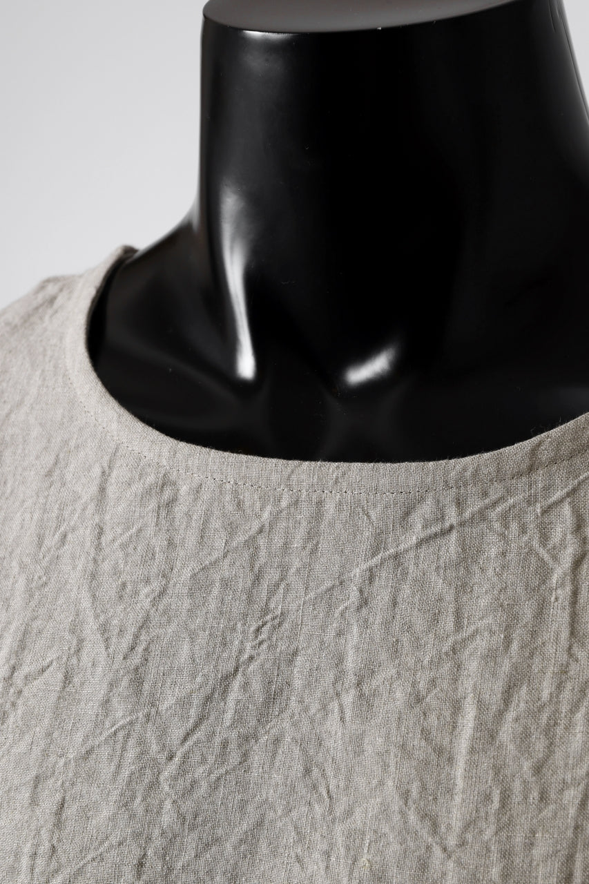 画像をギャラリービューアに読み込む, ISAMU KATAYAMA BACKLASH PULLOVER POCKET SHIRT / SOFT LINEN (NATURAL)