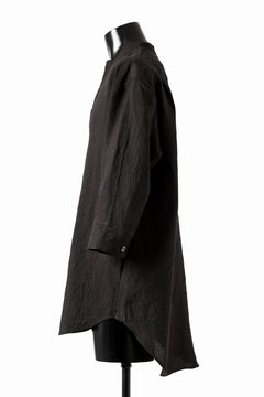 Load image into Gallery viewer, ISAMU KATAYAMA BACKLASH SKIPPER SHIRT / SOFT LINEN (BLACK)