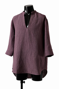 Load image into Gallery viewer, ISAMU KATAYAMA BACKLASH SKIPPER SHIRT / SOFT LINEN (LAVENDER)