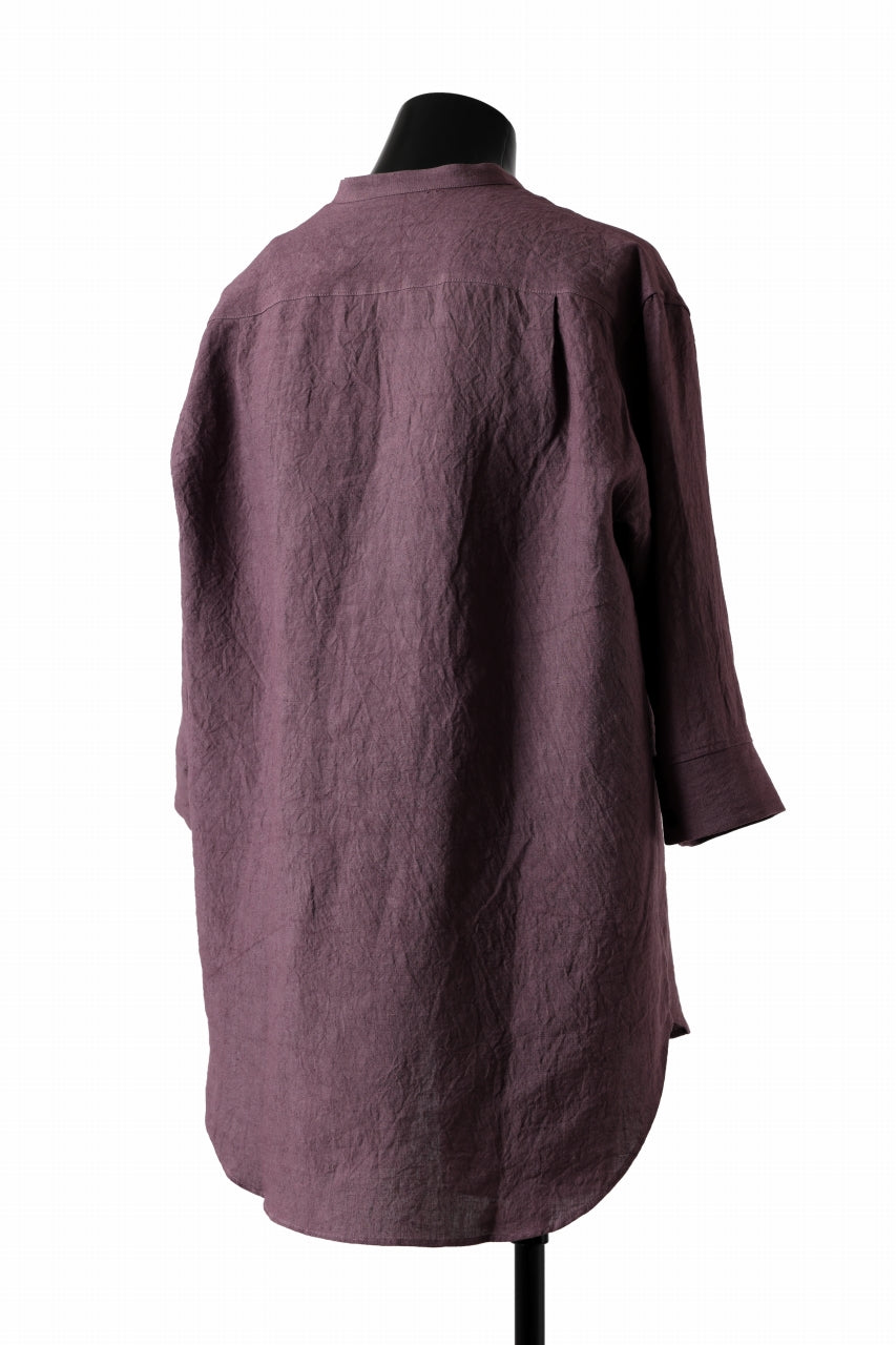Load image into Gallery viewer, ISAMU KATAYAMA BACKLASH SKIPPER SHIRT / SOFT LINEN (LAVENDER)