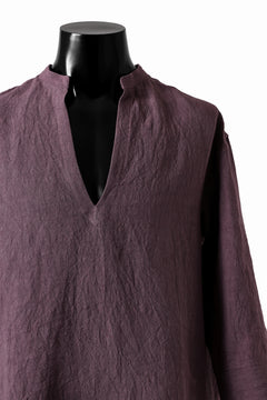 Load image into Gallery viewer, ISAMU KATAYAMA BACKLASH SKIPPER SHIRT / SOFT LINEN (LAVENDER)