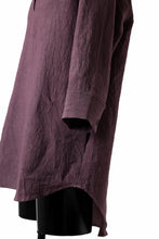 Load image into Gallery viewer, ISAMU KATAYAMA BACKLASH SKIPPER SHIRT / SOFT LINEN (LAVENDER)