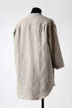 Load image into Gallery viewer, ISAMU KATAYAMA BACKLASH SKIPPER SHIRT / SOFT LINEN (NATURAL)