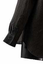 Load image into Gallery viewer, ISAMU KATAYAMA BACKLASH LONG SLEEVE SHIRT / SOFT LINEN (BLACK)