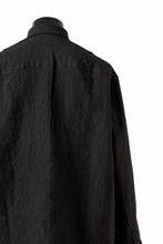Load image into Gallery viewer, ISAMU KATAYAMA BACKLASH LONG SLEEVE SHIRT / SOFT LINEN (BLACK)