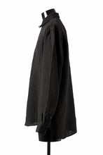 Load image into Gallery viewer, ISAMU KATAYAMA BACKLASH LONG SLEEVE SHIRT / SOFT LINEN (BLACK)