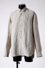 Load image into Gallery viewer, ISAMU KATAYAMA BACKLASH LONG SLEEVE SHIRT / SOFT LINEN (NATURAL)
