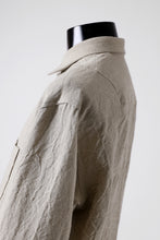 Load image into Gallery viewer, ISAMU KATAYAMA BACKLASH LONG SLEEVE SHIRT / SOFT LINEN (NATURAL)