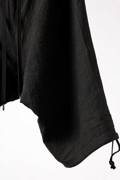 Load image into Gallery viewer, ISAMU KATAYAMA BACKLASH EASY SHORTS / SOFT LINEN (BLACK)