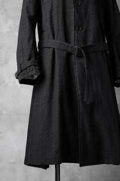 Load image into Gallery viewer, KLASICA DARK CHECK FR-US'40 COAT / WASH OUT MIX WEAVE (DARK CHECK)
