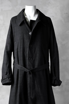 Load image into Gallery viewer, KLASICA DARK CHECK FR-US'40 COAT / WASH OUT MIX WEAVE (DARK CHECK)