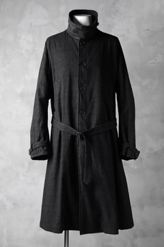Load image into Gallery viewer, KLASICA DARK CHECK FR-US'40 COAT / WASH OUT MIX WEAVE (DARK CHECK)