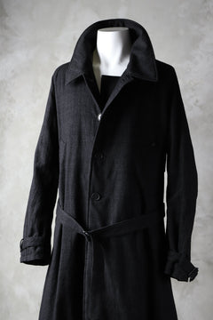 Load image into Gallery viewer, KLASICA DARK CHECK FR-US'40 COAT / WASH OUT MIX WEAVE (DARK CHECK)