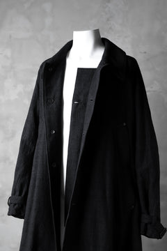 Load image into Gallery viewer, KLASICA DARK CHECK FR-US'40 COAT / WASH OUT MIX WEAVE (DARK CHECK)