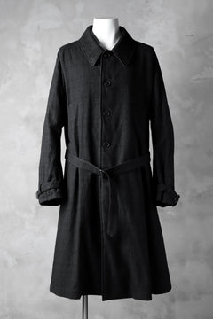 Load image into Gallery viewer, KLASICA DARK CHECK FR-US'40 COAT / WASH OUT MIX WEAVE (DARK CHECK)