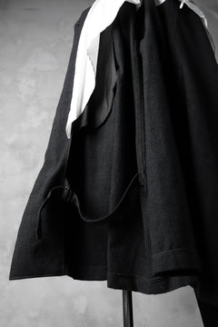 Load image into Gallery viewer, KLASICA DARK CHECK FR-US'40 COAT / WASH OUT MIX WEAVE (DARK CHECK)