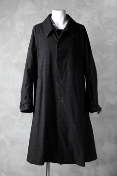 Load image into Gallery viewer, KLASICA DARK CHECK FR-US'40 COAT / WASH OUT MIX WEAVE (DARK CHECK)