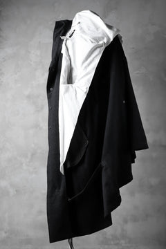 Load image into Gallery viewer, KLASICA DARK CHECK FR-US'40 COAT / WASH OUT MIX WEAVE (DARK CHECK)